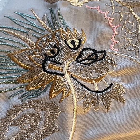 Haus of Jr. Bomber Kid 3 Black Silk Dragon Tokyo School Preppy Modern Retro 80s - Picture 9 of 10